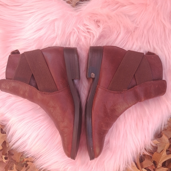 LAUREN Ralph Lauren‎ Kaliyah Leather Ankle Boot GUC Size 6B - Picture 6 of 16